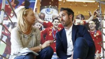 Jorge Vilda atiende a AS en la Ciudad del F&uacute;tbol de Las Rozas.