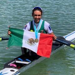 Kenia Lechuga ganó la medalla de oro en par de remos cortos