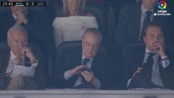 La imagen viral de Florentino en el palco que da que hablar