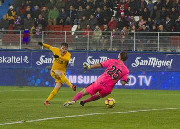 0-1. Kevin Gameiro anotó el primer gol.