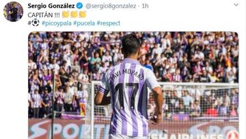 Sergio se rinde a Javi Moyano