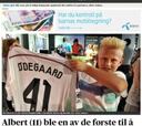 Noruega vivió con euforia el estreno de su ídolo Odegaard