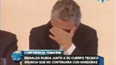 El llanto de Reinaldo Rueda el día que se despidió de Honduras