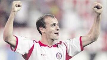 <b>RIVALIDAD SANA. </b>El Geta ya ganó en la primera vuelta en el Calderón con gol de Pernía.