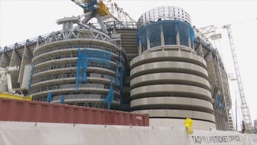 El Bernabéu no para: gran avance y cambios en las nuevas torres