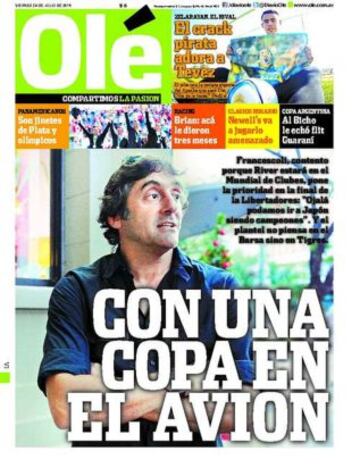 Portadas de la prensa deportiva