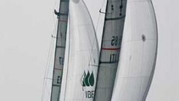 <b>VICTORIA.</b> El Desafío Español tuvo que esperar para debutar en la Copa Louis Vuitton pero lo ha hecho a lo grande.