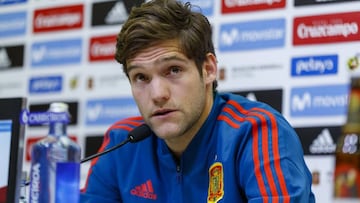 Marcos Alonso, sobre Morata: "No estaba contento..."