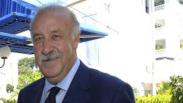 Del Bosque, técnico de la selección española.