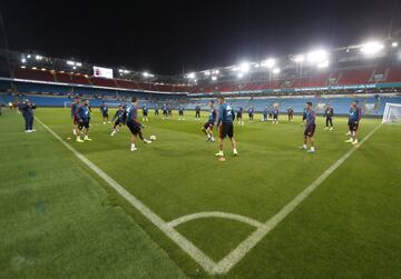 El entrenamiento de la Selección en Oslo en imágenes