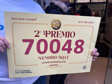 Lucia Pascual, lotera de Barquillo 10, segundo premio de Navidad: “La alegría de los ganadores lo compensa todo”