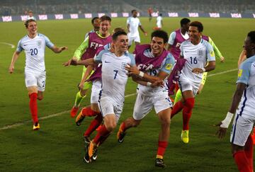 Phil Foden celebrates