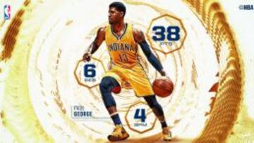 Paul George (38) le ganó a Wall (25+12) el duelo de estrellas