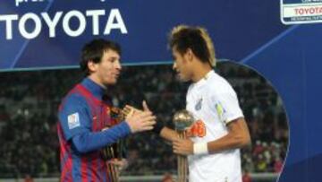 Ya se midieron en la final del Mundialito de 2011, en Japón. Messi arrasó entonces a Neymar.