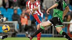 Exhibición del gigante Forlán