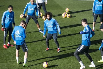 El Madrid entrena en víspera de Reyes Magos