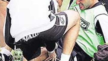 <b>PERCANCE FATAL. </b>César ha vuelto a lesionarse.