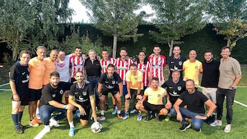 Almeida, de “fútbol y asado” con el Cholo y varios jugadores del Atlético de Madrid