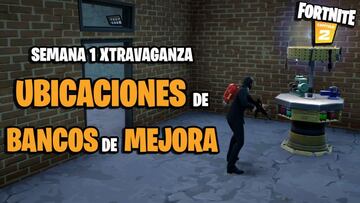 ¿Dónde están los bancos de mejora de armas en Fortnite Temporada 4?