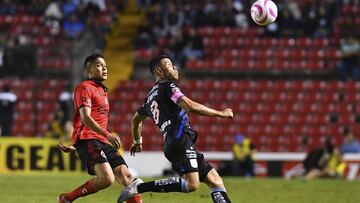 Pablo Barrera of Queretaro during the game Queretaro vs Tijuana, corresponding to Round 13 of the Torneo Apertura 2023 of the Liga BBVA MX, at La Corregidora Stadium, on October 21, 2023. 
<br><br>
Pablo Barrera de Queretaro durante el partido Queretaro vs Tijuana, correspondiente a la Jornada 13 del Torneo Apertura 2023 de la Liga BBVA MX, en el Estadio La Corregidora, el 21 de Octubre de 2023.