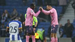 El Brighton sucumbe ante el Everton