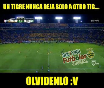 Los regiomontanos cayeron 1-3 ante Zacatepec en el Estadio Universitario, por lo que las burlas no se hicieron esperar para el cuadro universitario.