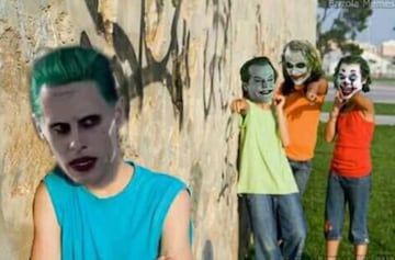 El meme preferido fue el de los tres de los actores que interpretaron a Joker burlándose de Jared Leto.