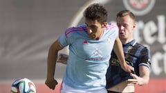 Borja Iglesias ya le ha dado el visto bueno al Barcelona