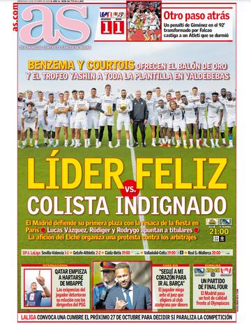 Las portadas de AS de octubre