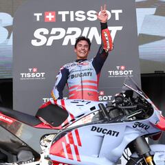 Gresini celebra el esprint de Márquez como una victoria de domingo