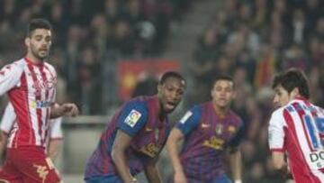 <b>PROTAGONISTA. </b>Keita cuajó un partidazo tanto en ataque como en defensa y en todos los sectores. Suyo fue el gol que tranquilizó a la grada del Camp Nou.