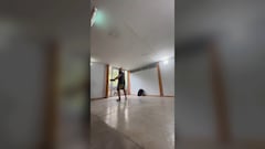 Fue medallista de oro en Santiago 2023 y hoy entrena en un pasillo: no lo podrás creer