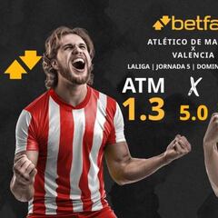Atlético de Madrid vs. Valencia CF: horario, TV, pronósticos, estadísticas y clasificación