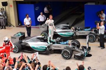 En la temporada 2015 vuelve a ser subcameón por detrás de su compañero Lewis Hamilton tras un final de temporada igualado.