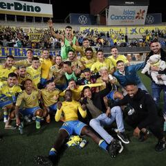 Apoteósico recibimiento a Las Palmas