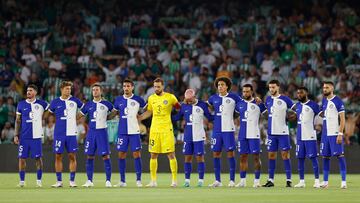 Once del Atlético contra el Betis.