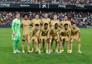 Equipo del FC Barcelona.