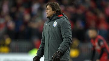 Foto de acci&oacute;n durante el partido Toronto (CAN) vs Chivas (MEX), Correspondiente al partido de ida de la Final de la Liga de Campeones CONCACAF Scotiabank 2018, en el Estadio BMO Field, Toronto.
 EN LA FOTO: MATIAS ALMEYDA