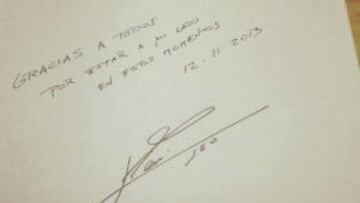 La carta que Messi dejó en Facebook.