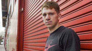 Esteban Rolón ya habla como jugador del Málaga.