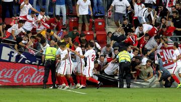 Derrumbe de la valla