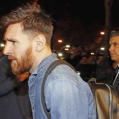 Messi ya está en Barcelona