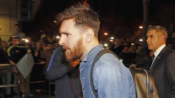 Messi ya está en Barcelona