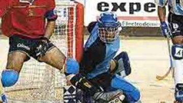 <b>ACOSO.</B> España siempre merodeó la portería argentina.