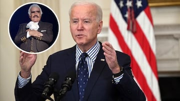 Tras la noticia de la muerte de Vicente Fern&aacute;ndez, el presidente Joe Biden comparti&oacute; un mensaje y envi&oacute; sus condolencias a la familia del artista mexicano.