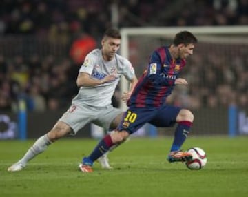 6° Lionel Messi está en la medianía del recuento, con una velocidad de 32.5 km/h.