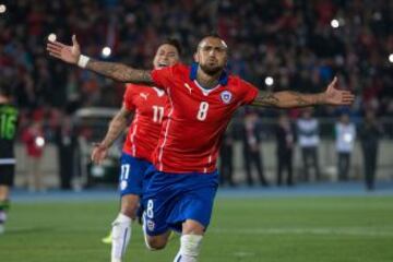 Las mejores imágenes de la particpación de Chile en la Copa América.