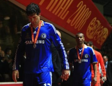 En 2008, Ballack buscó su revancha en Moscú ante Manchester United, pero otra vez se fue con las manos vacías. Esta vez, fueron los penales lo que se ensañaron con el alemán.