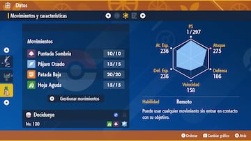 pokemon escarlata purpura teraincursion decidueye teratipo volador 7 estrellas