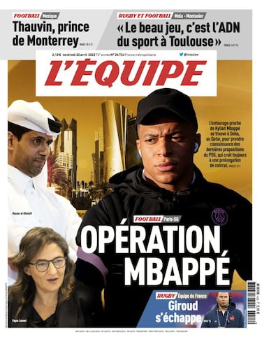 Reunión del PSG con los Mbappé en Doha... y después en Madrid